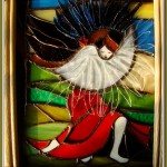 Anioł Flamenco - zdjęcie na kartce